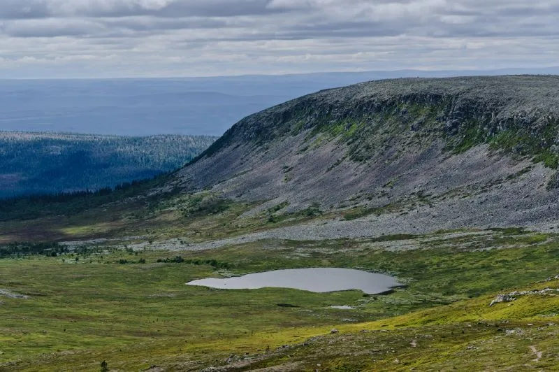 Naturlandschaft im Nordosten Schwedens