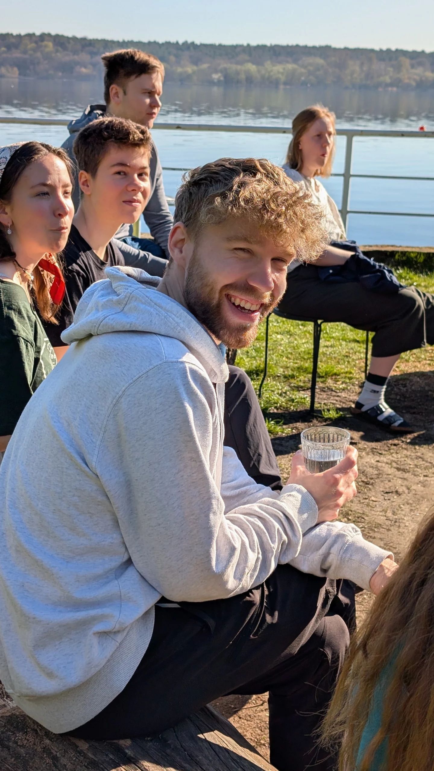 Marcel und im Hintergrund Kim