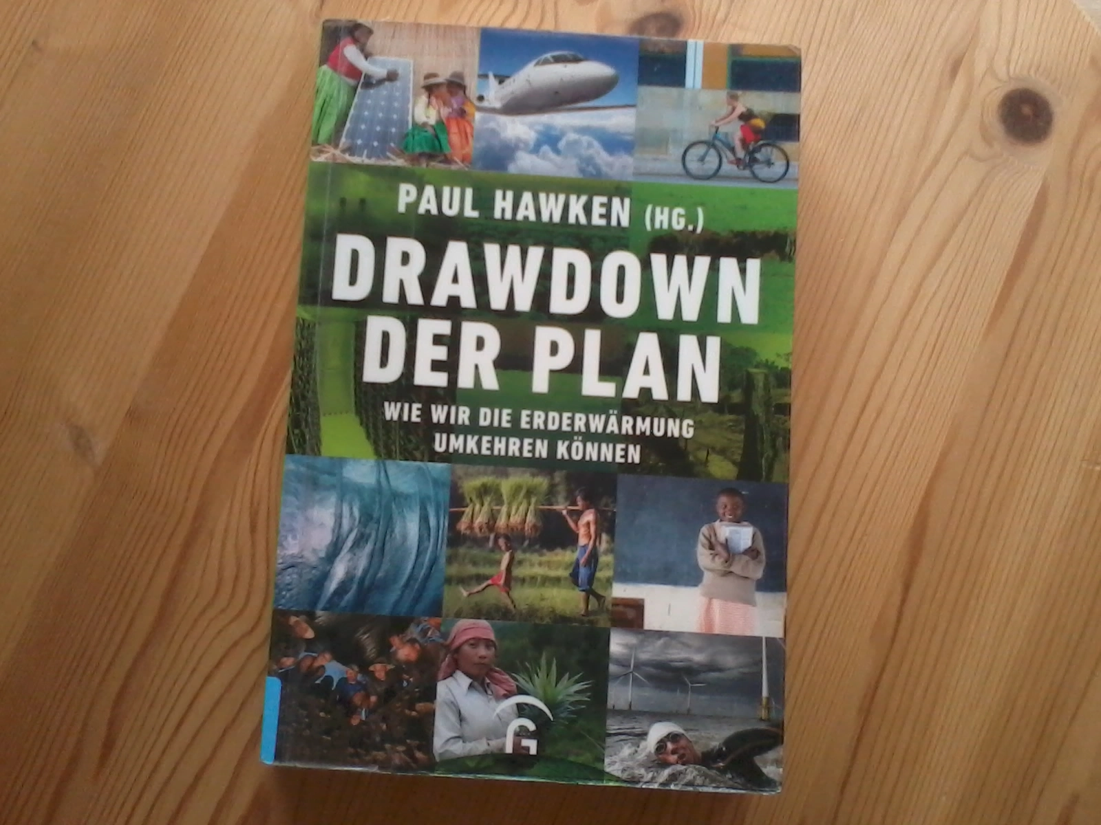 Das Foto zeigt das Buch "Drawdown" von Paul Hawken.